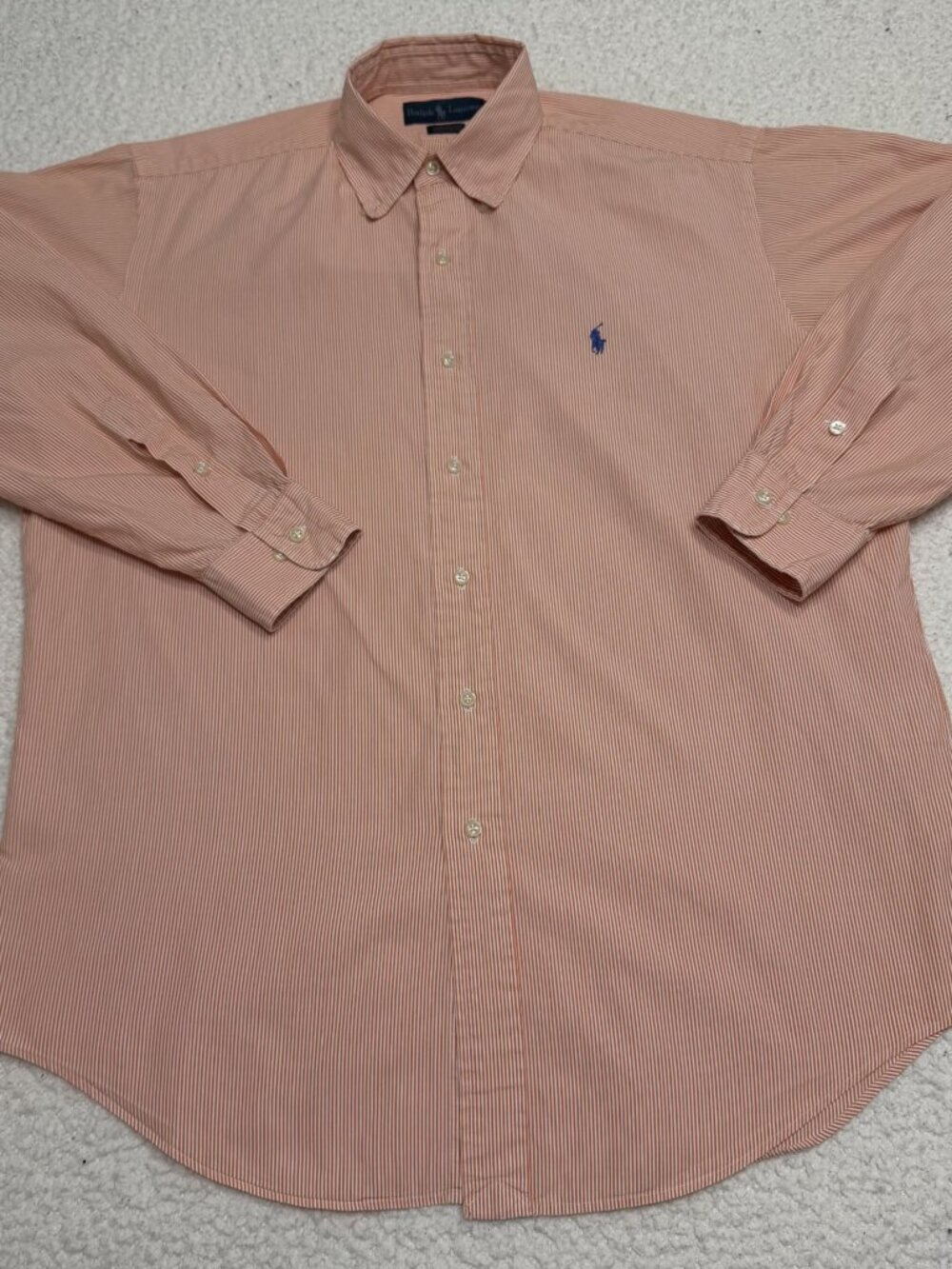 Polo Ralph Lauren striped button-up shirt 🍊